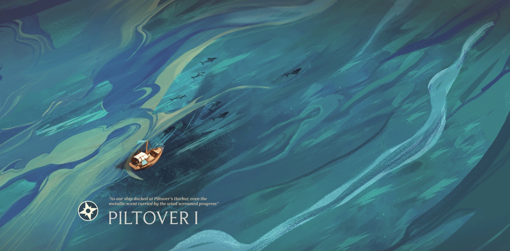 Piltover harbour concept art