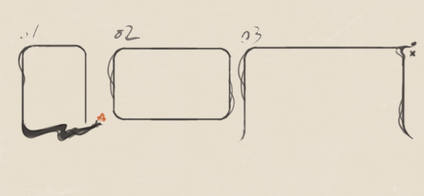 Frame system, three levels of complexity