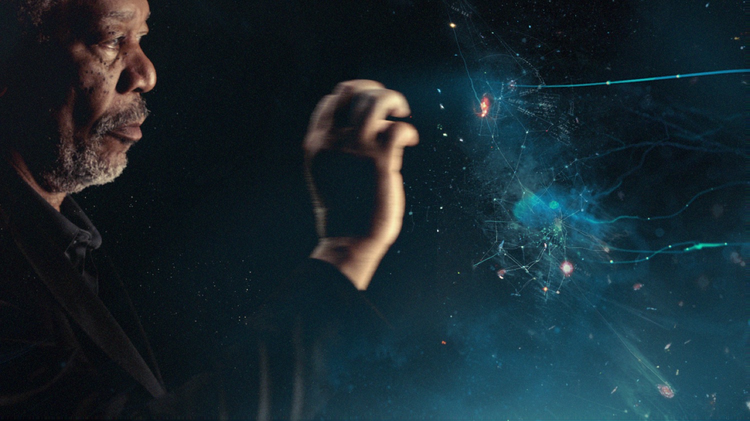 Through the Wormhole — broadcast graphics frame